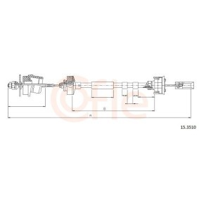 Kupplungsseil 92.15.3510 von COFLE günstig für 16,72 € online kaufen