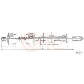 Kupplungsseil 92.15.353 von COFLE günstig für 14,38 € online kaufen