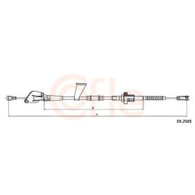 Kupplungsseil 92.19.2501 von COFLE günstig für 21,95 € online kaufen