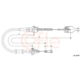 Kupplungsseil 92.19.3076 von COFLE günstig für 19,92 € online kaufen