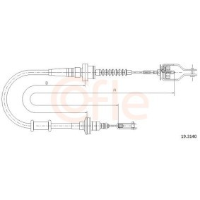 Kupplungsseil 92.19.3140 von COFLE günstig für 20,41 € online kaufen
