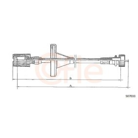 Achetez des Câble de compteur COFLE 92.S07033 à prix pour 12,42 €