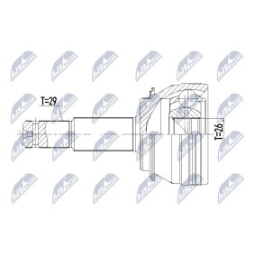 Gelenksatz, Antriebswelle NPZ-NS-092 von NTY günstig für 58,17 € online kaufen