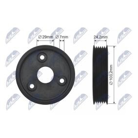 Comprar Polea tensora, correa trapezoidal de NTY RKP-RE-021 a bajo precio de 9,29 €