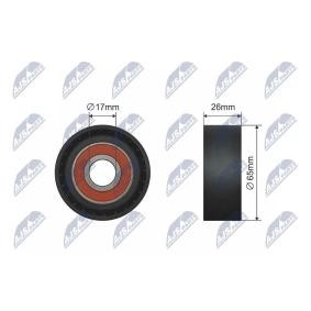Achetez des Galet enrouleur de courroie d'accessoire NTY RNK-PL-021 à prix pour 21,37 €