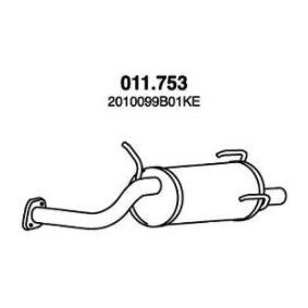 Endschalldämpfer 011.753 von PEDOL günstig für 51,73 € online kaufen