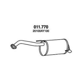 Endschalldämpfer 011.770 von PEDOL günstig für 53,09 € online kaufen