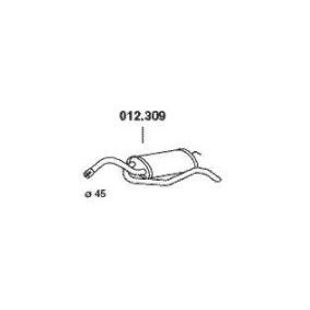 Endschalldämpfer 012.309 von PEDOL günstig für 161,04 € online kaufen