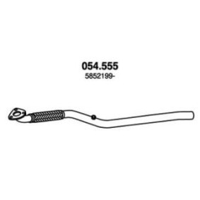 Achetez des Tuyau d'échappement PEDOL 054.555 à prix pour 50,98 €