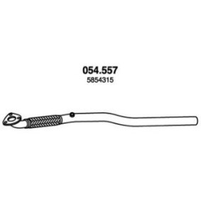 Achetez des Tuyau d'échappement PEDOL 054.557 à prix pour 65,59 €
