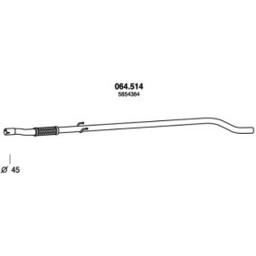 Achetez des Tuyau d'échappement PEDOL 064.514 à prix pour 122,41 €