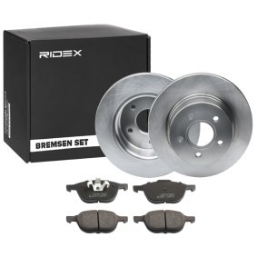 Achetez des Kit disque et plaquette de frein de chez RIDEX en ligne pour Focus Mk3 Van / 3/5 portes à prix modérés