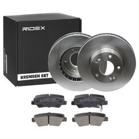 Acquista Kit dischi e pastiglie da RIDEX online per i30 Coupé a prezzi moderati