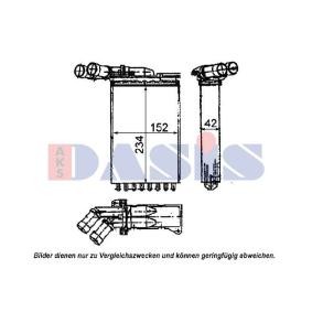 Wärmetauscher, Innenraumheizung 049008N von AKS DASIS günstig für 76,13 € online kaufen