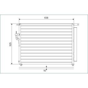 Comprar Condensador, aire acondicionado de VALEO 822603 a bajo precio de 152,85 €