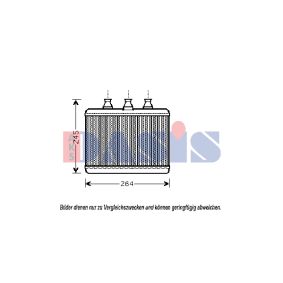 Achetez des Radiateur du moteur AKS DASIS 130500T à prix pour 128,49 €
