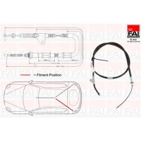 Handbremsseil FBC0152 von FAI AutoParts günstig für 27,80 € online kaufen