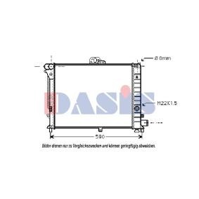Acquista Radiatore motore da AKS DASIS 190230N a buon mercato per soli 81,23 €
