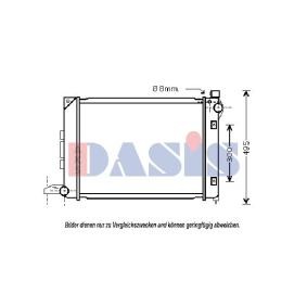 Kühler, Motorkühlung 370037N von AKS DASIS günstig für 97,74 € online kaufen