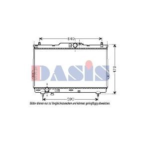 Kühler, Motorkühlung 510037N von AKS DASIS günstig für 138,56 € online kaufen