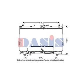 Kühler, Motorkühlung 510038N von AKS DASIS günstig für 136,13 € online kaufen