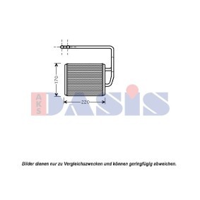 Compre Radiador de calefacción de AKS DASIS online para CERATO (LD) a precios moderados