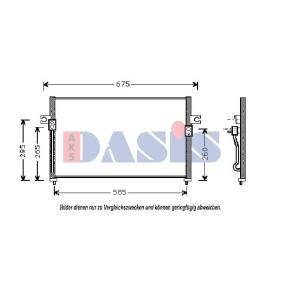 Compre Condensador de ar condicionado de AKS DASIS online para H-1 / Starex MPV (A1) a preços moderados
