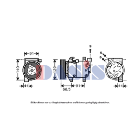Klimakompressor 851673N von AKS DASIS günstig für 331,75 € online kaufen