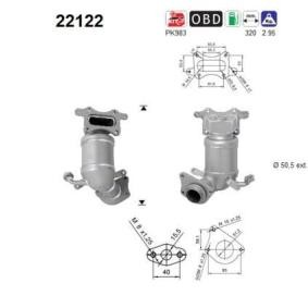 Acquista Catalizzatore da AS online per Jazz III Hatchback (GE_, GG_, GP_, ZA_) a prezzi moderati