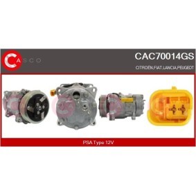 Klimakompressor CAC70027GS von CASCO günstig für 563,83 € online kaufen