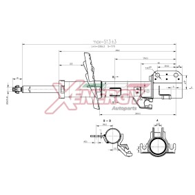 Acquista Ammortizzatore da AP XENERGY X748333 a buon mercato per soli 55,37 €
