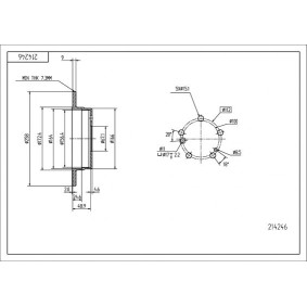 Bremsscheibe 214 246 von HART günstig für 18,10 € online kaufen
