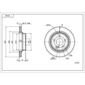 Bremsscheibe 224 368 von HART günstig für 32,45 € online kaufen