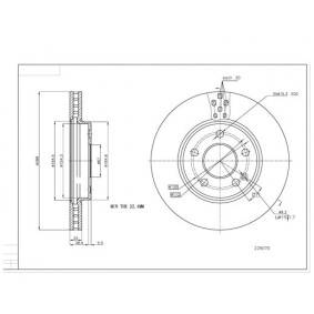 Bremsscheibe 229 070 von HART günstig für 26,50 € online kaufen