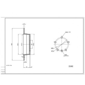 Bremsscheibe 231 002 von HART günstig für 17,93 € online kaufen