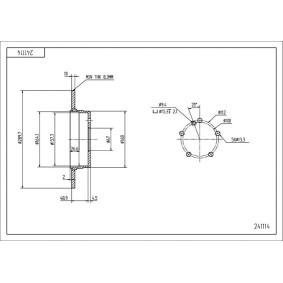 Bremsscheibe 241 114 von HART günstig für 75,69 € online kaufen