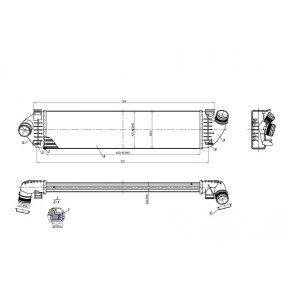 Ladeluftkühler 614 198 von HART günstig für 115,78 € online kaufen