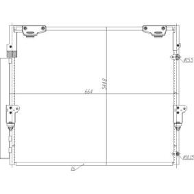 Compre Condensador de ar condicionado de HART online para LAND CRUISER (VDJ20_, UZJ20_) a preços moderados
