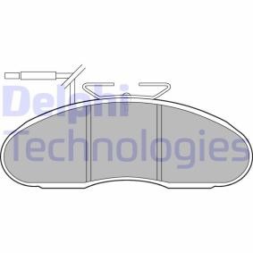 Achetez des Plaquettes de frein DELPHI LP1096 à prix pour 36,46 €