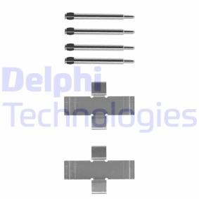 Compre Kit de acessórios, pastilhas de travão de DELPHI online para SPIDER (115) a preços moderados