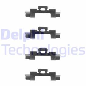 Compre Kit de acessórios, pastilhas de travão de DELPHI online para SUNNY I (B11) a preços moderados