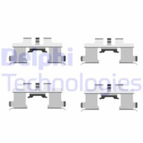 Achetez des Kit d'accessoires, plaquette de frein à disque de chez DELPHI en ligne pour Trevis (L650) à prix modérés