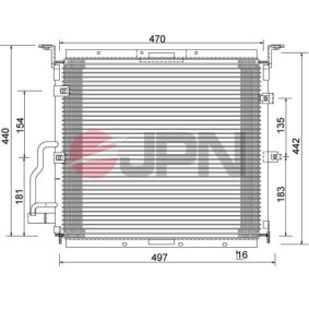 Acquista Condensatore climatizzatore da JPN 60C9081-JPN a buon mercato per soli 123,05 €