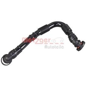 Compre Tubo flexível, respiro da tampa da cabeça do motor da METZGER 2380154 a um preço baixo por 17,33 €