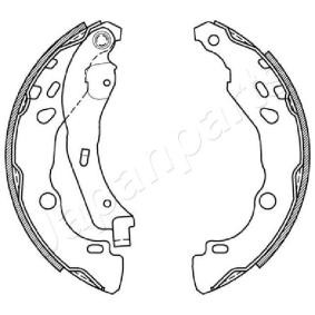 Bremsbackensatz GF-0602AF von JAPANPARTS günstig für 51,08 € online kaufen