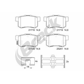 Achetez des Plaquettes de frein BRECK 21720 00 704 00 à prix pour 47,23 €