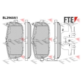 Bremsbeläge BL2960A1 von FTE günstig für 41,75 € online kaufen