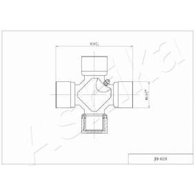 Acquista Giunto albero trasmissione da ASHIKA 66-00-018 a buon mercato per soli 21,24 €