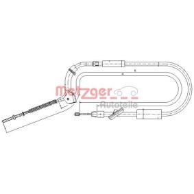 Handbremsseil für MERCEDES-BENZ von METZGER