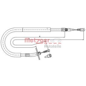 Handbremsseil für MERCEDES-BENZ von METZGER